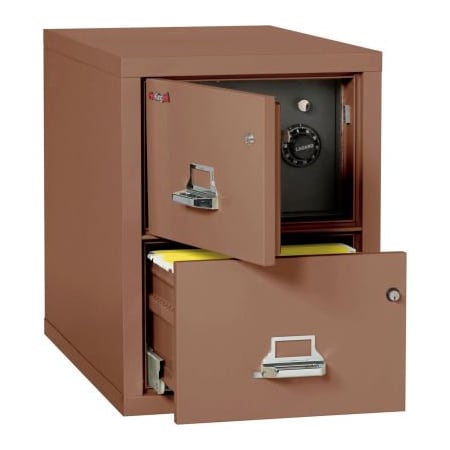 Fire King Fireking Fireproof 2 Drawer Vertical Safe-In-File Legal 20-13/16"Wx31-9/16"Dx27-3/4"H Tan 2-2131-CTNSF